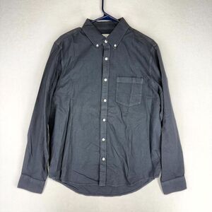 Cotton On Garments Mens Mayfair Long Sleeve Shirt Vintage Black Large 3611259-17